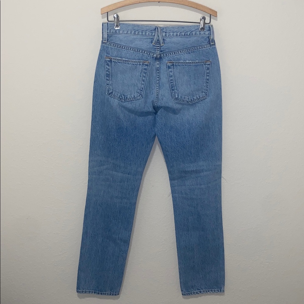 🎱Slvrlake Women's Virginia Distressed High-Rise Slim-Leg Jeans! - Picture 14 of 16